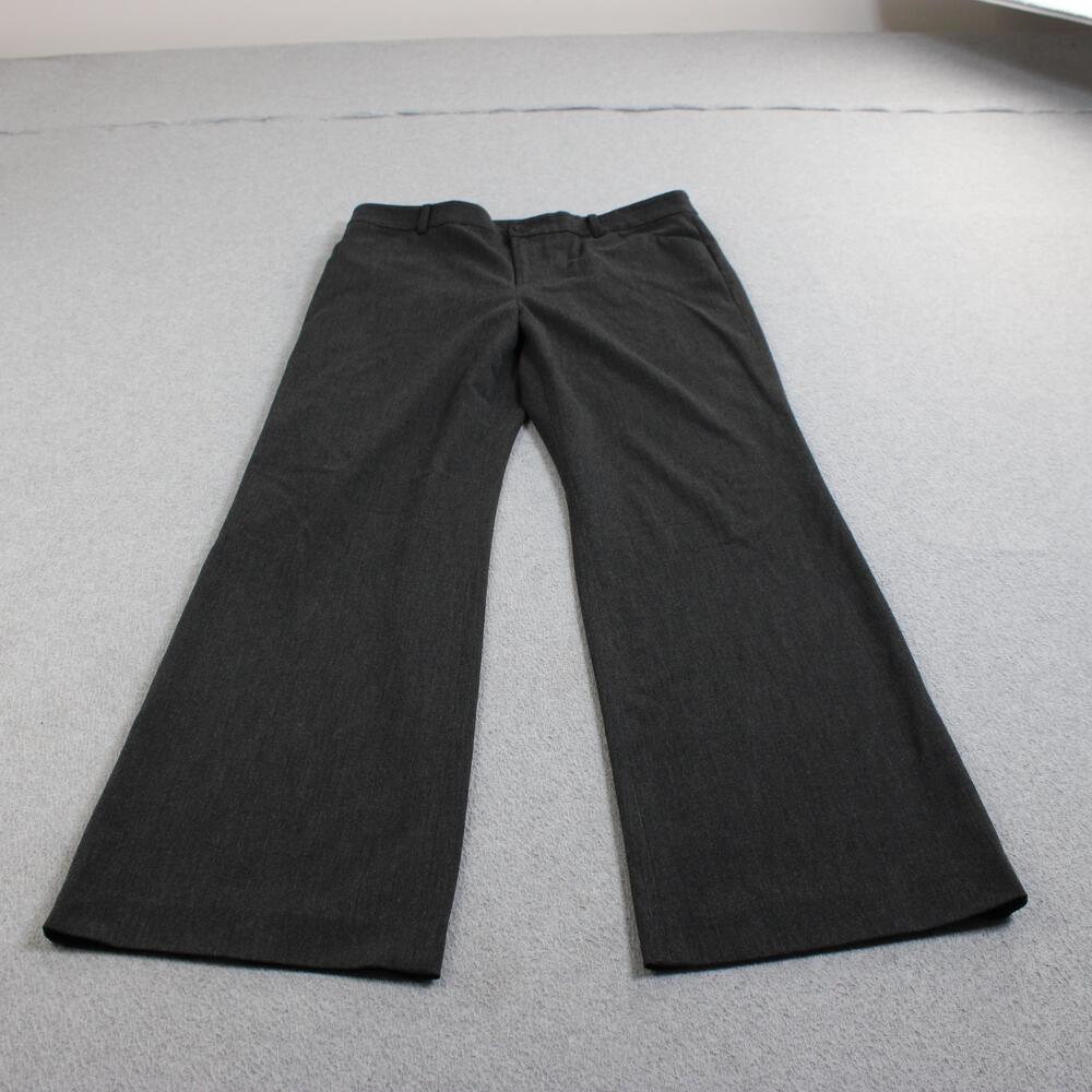 Lauren Ralph Lauren Pant Women 10 Petite Gray Jacie Stretch Heritage Office Work